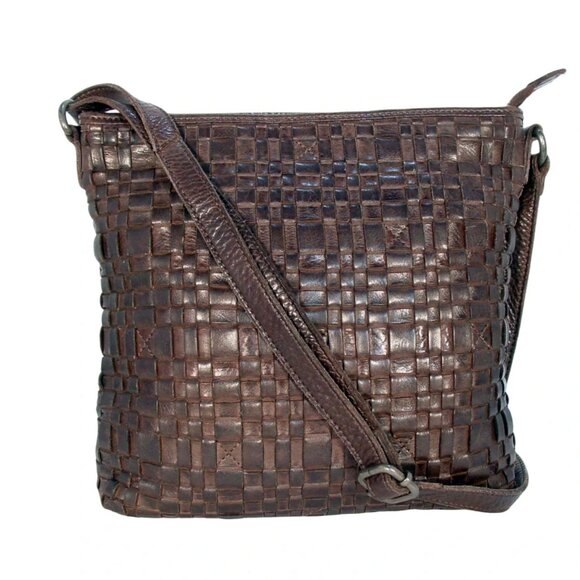 ANTHROPOLOGIE Vilenca Holland Intrecciato Crossbody Bag $299 - Picture 1 of 7